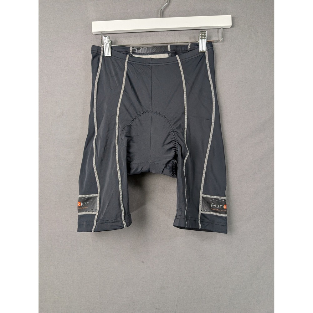 Funkier Mens Padded Cycling Shorts‎ Charcoal Gray S-203-C1 Size 32